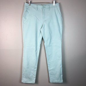 Any Day Ladies Size 8 Green Cotton Casual Pants
